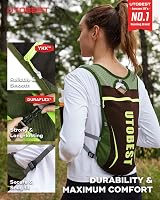UTOBEST 5L Running Vest Hydration Pack 1.5L Bladder Adjustable Reflective view 5