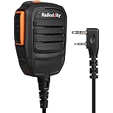 Radioddity RS22 Remote Speaker Mic with Clear Sound, Compatible with Baofeng UV-5R UV-5RX3 BF-888S BF-F8HP H-777 Radioddity G