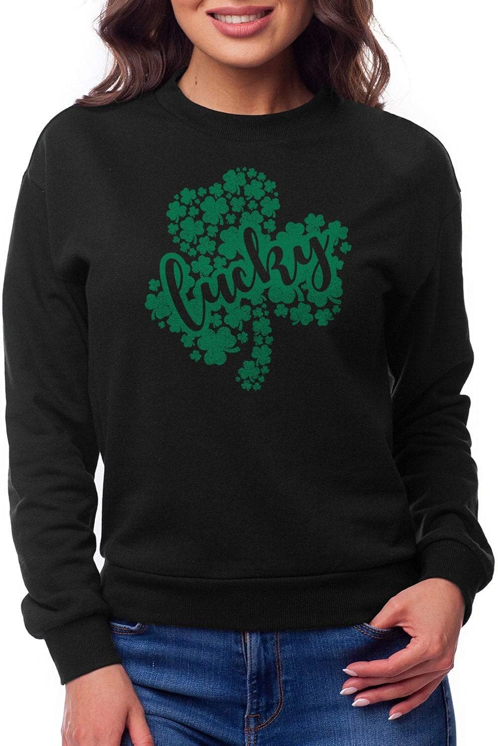 lucky green sweatshirt