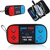 Easozoom Large Game Controller Pencil Case for Teen Boy Kid Capacity Pen Box Pouch Organizer Holder Bag with 3 Compartments & Zipper School College Office Supplies(1PCS Pencil Case)