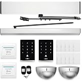 HNZXIB Automatic Handicap Door Opener for Disabled People, Low Energy ADA No Touch Swing Door Operator, 100-240V Commercial &amp; Residential