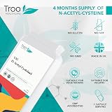 Troo Healthcare NAC Supplement 600mg - Vegan Detox Support 120 Count view 3