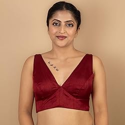 FIGURE'S DESIGNER Women's Dupion Raw Silk