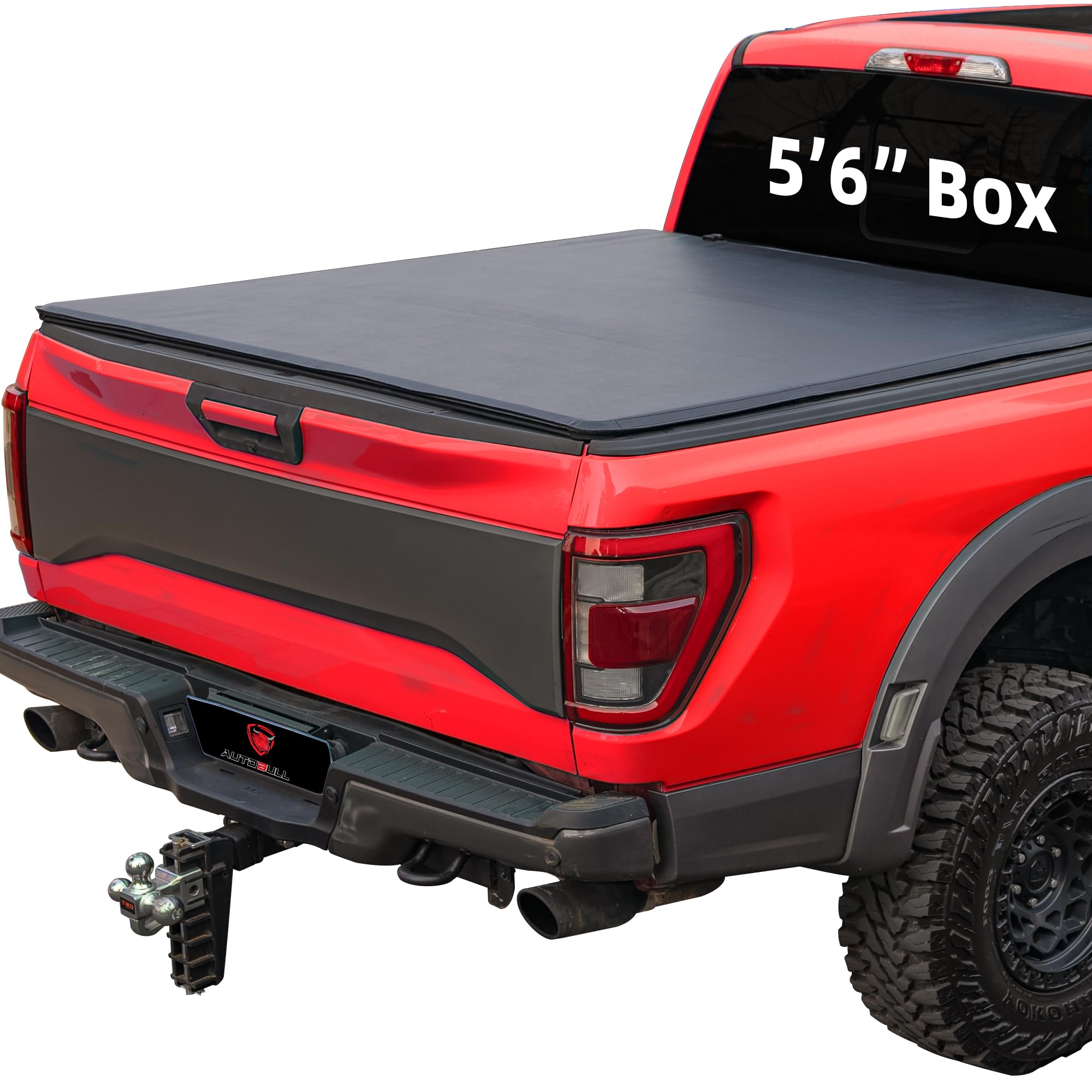 Photo 1 of ** VERY USED** Soft Roll-up Tonneau Cover Compatible with 2015-2025 Ford F150 F-150 5.5ft Bed (67.1"), PVC Top Alloy Steel Structure