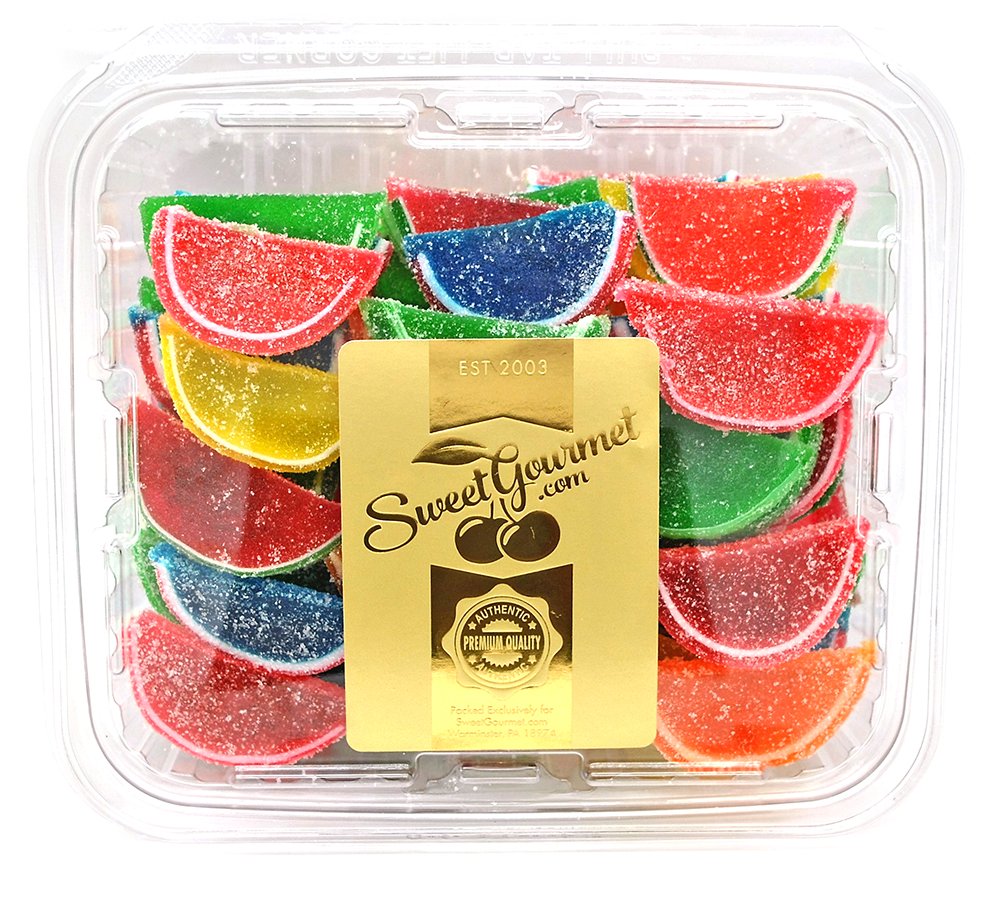 Assorted Fruit Jelly Slices Grocery & Gourmet Food