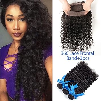 360 frontal with bundles deep wave Clearance