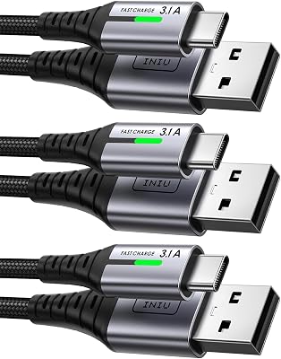 Cavo USB Type-C, Cavo USB [2m+2m+0.5m] QC Tipo C Cavo Type C Rapida