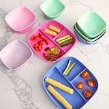 Nuby Toddler Suction Bowls 3-Pack with Easy Release Tab Girl view 6