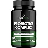 Probiotics & Prebiotics | 435 Billion CFU | Bio Cultures Complex | 120 Vegetarian Capsules for Women & Men - Lactobacillus Acidophilus, Bifidobacterium, Rhamnosus & Reuteri - Advanced Multi-Strain