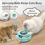 GoldenSun 3-in-1 Interactive Cat Toy Rechargeable Power Toy with 6 Attachments view 6