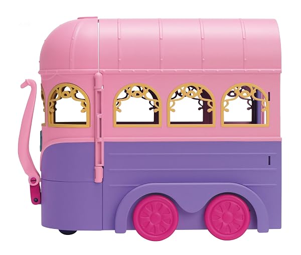 WILD MANES HORSE TOYS PERLA’S CLUBHOUSE TRAILER PLAYSET WITH PERLA HORSE DOLL FIGURE, WITH OVER 25 INTERACTIVE FEATURES