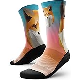 Outway Crew Socks for Men & Women, Breathable, Moisture-Wicking Athletic Socks with Arch Support, Colorful, Durable Blend