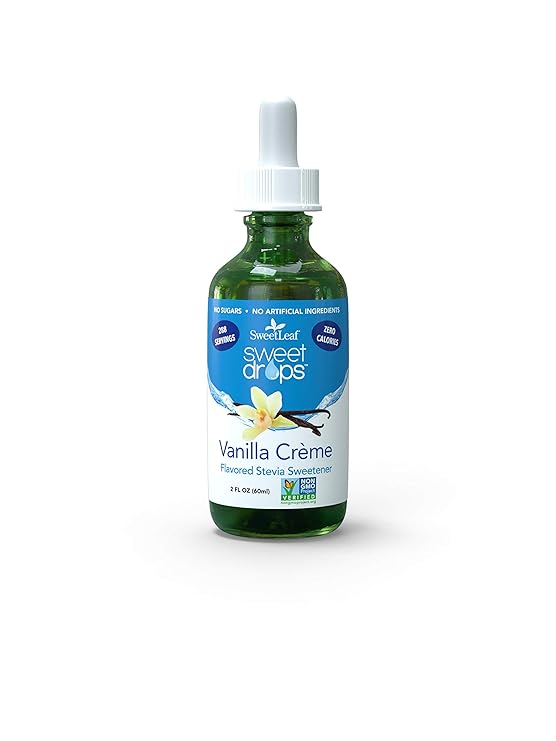 Sweetleaf Sweet Drops Liquid Stevia Sweetener Vanilla Creme 2 Oz