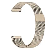 Meliya 18mm Metal Band Compatible with Fossil