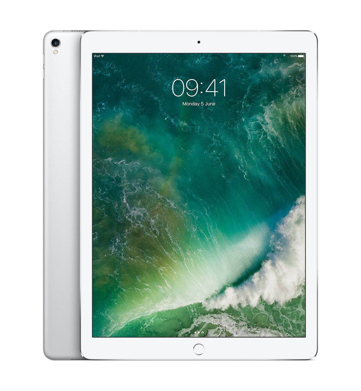 2017 Apple iPad Pro (12.9 inch, Wi-Fi + Cellular, 64GB) Silver (Renewed)