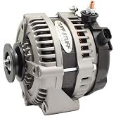 Tuff Stuff Performance Accessories 8320FC1G1W Alternator, Factory Cast PLUS, 225 amps, 12V, 1-Wire, Single V-Belt Pulley, Aluminum Case, Natural, Compatible with GM, Each
