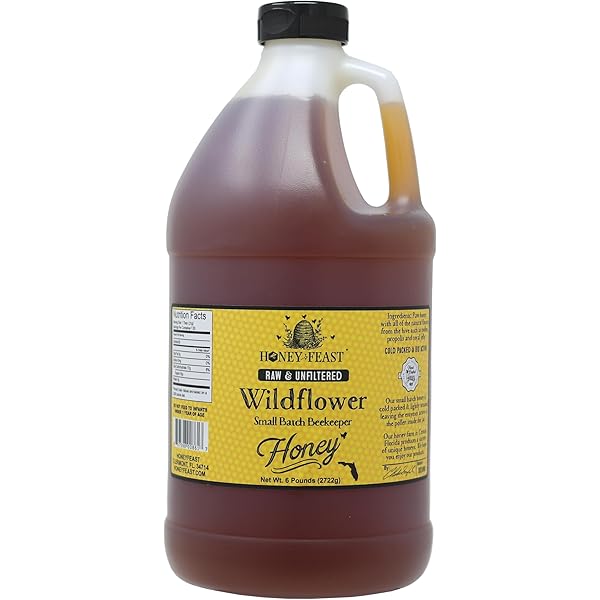 Amazon.com : HONEY FEAST Wildflower Honey - 5 Gallon (60 pounds