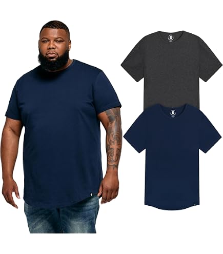 STRONGSIZE Big and Tall Thermal Shirts for Men – Waffle Knit Gray