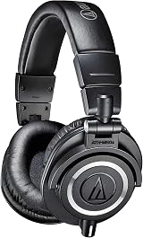 Audio-Technica M50x Professional Monitor Headphones Black