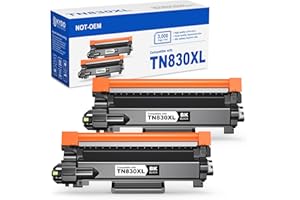 [with CHIP] TN830XL Toner Cartridge Compatible Replacement for TN830XL TN830BK TN830 XL Use with DCP-L2640DW HL-L2460DW MFC-L