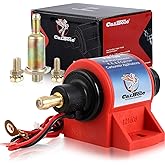 CarBole Micro Electric Gasoline Fuel Pump Universal 5/16 inch Inlet and Outlet 12V 1-2A 35GPH 4-7 P.S.I. Operating Fuel Pressure