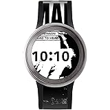 Sony Fes Watch U, E-Paper Design Watch with Customisable Face and Strap - Silver