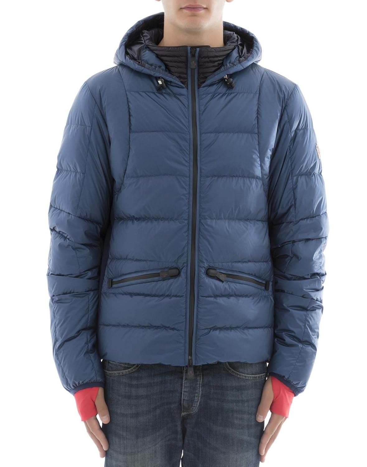 Moncler Men�s MOUTHE53071729 Blue Polyamide Down Jacket