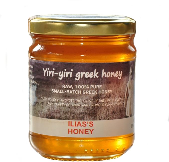 RAW GREEK HONEY 100 PURE ILIAS'S HONEY 260g (Orange Blossom and Fir