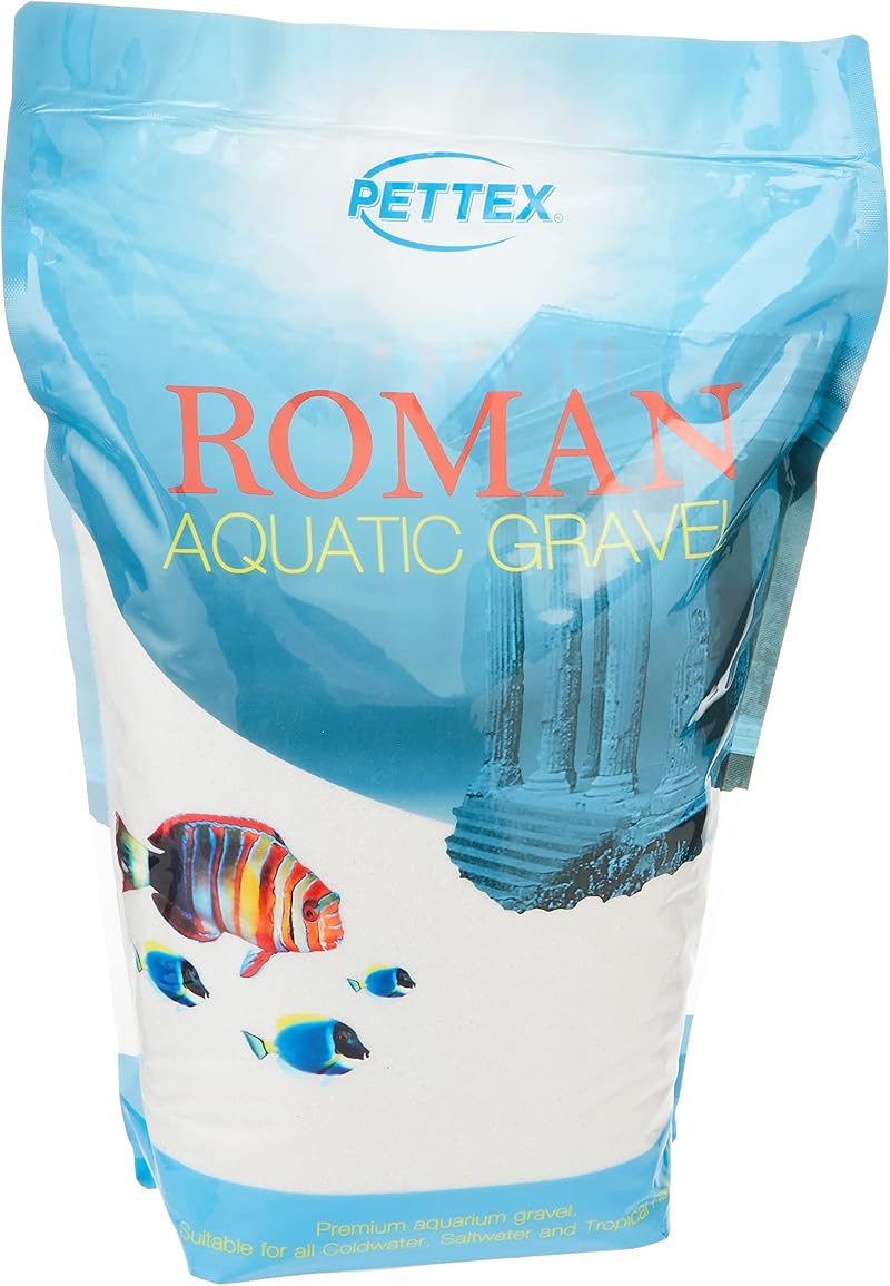 Pettex Roman Gravel White Quartz Sand 8 Kg Aquarium Substrate