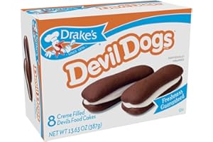 DRAKE’S(ドレイクス) Drake's Cakes Devil Dogs - 16 Pack (be aware: shelf life 2 to 3 weeks)