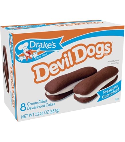 Amazon.com: Drake's Devil Dogs, 13.63 oz, 8 Count : Grocery