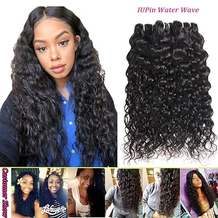 Iupin Water Wave 3 Bundles 8a Unprocessed Brazilian Virgin Hair