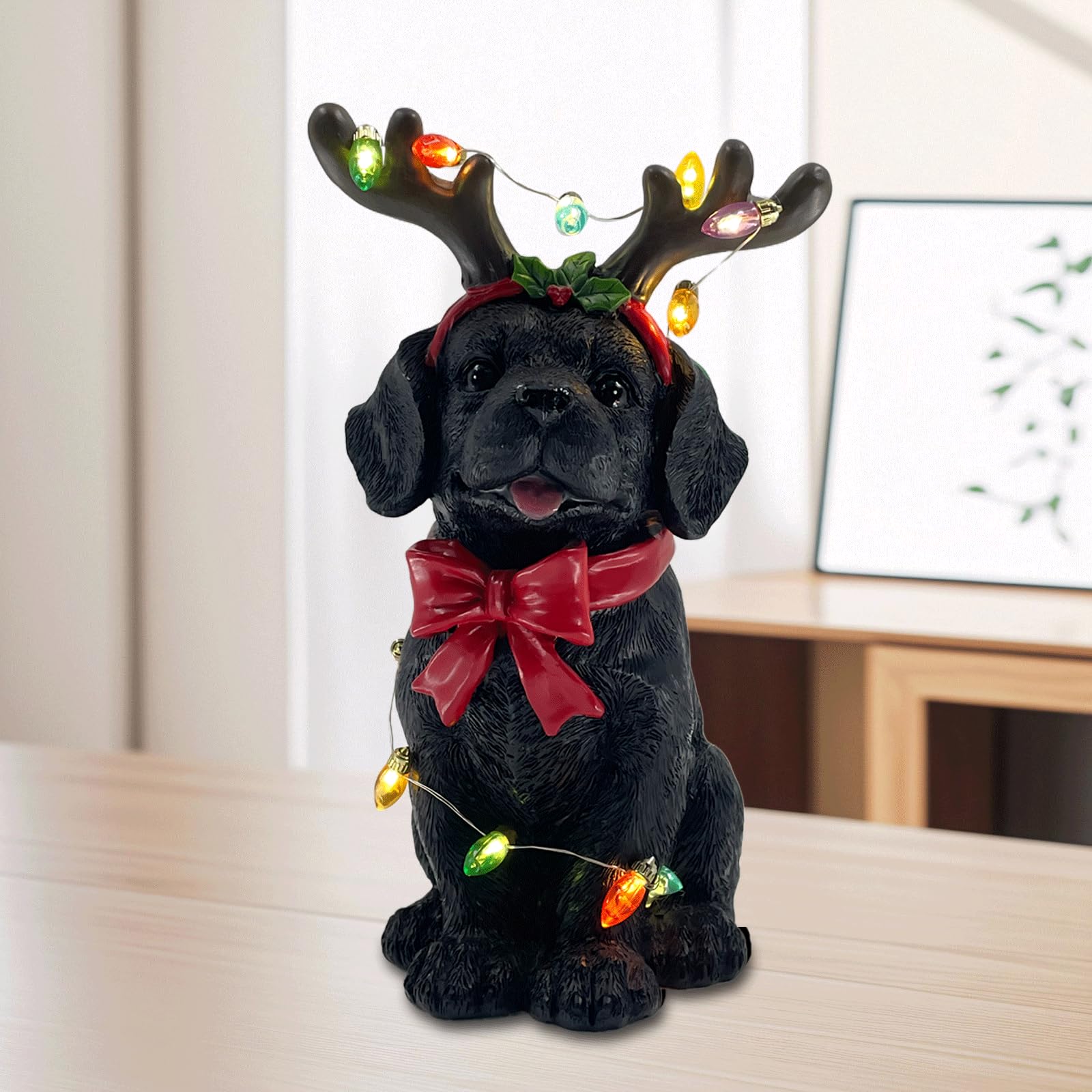Photo 1 of Dog Decorations, Dog Decorations Indoor Statue Light, Perfect for Holiday Display Christmas Ornaments Gifts, Gifts for Women and Dog Lovers