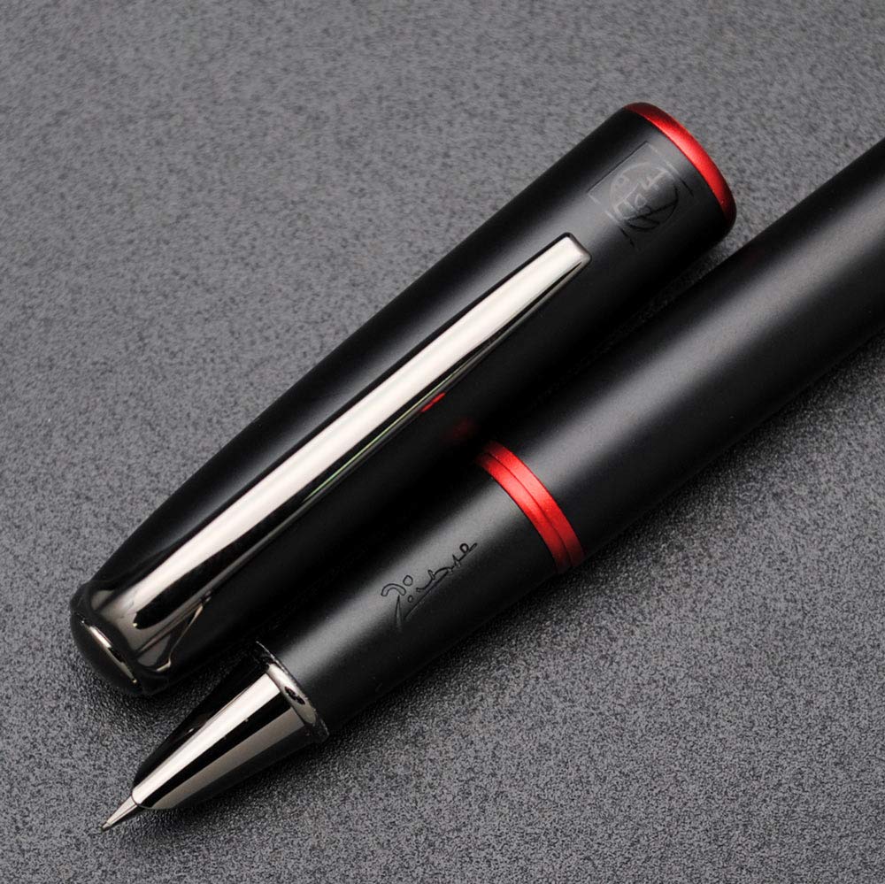 czxwyst Picasso 916 Malage Fountain Pen Original Box New Version (Dawn Red, Ultrafine Accounting EF Nib)