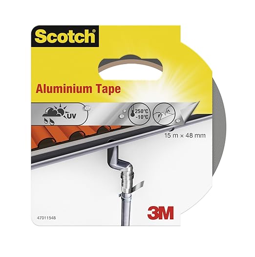 Scotch 47011548 Aluminium-Klebeband (48 mm x 15 m) silber