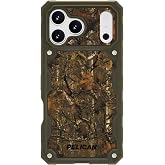 Pelican Shield Elements iPhone 18 Pro Max Case - Hunter Camo/OD Green | Magnetic Phone Case with 24ft Military Grade Drop Protection - Phone Cover w/Belt Clip Holster &amp; Stand for iPhone 18 Pro Max