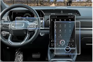 CDEFG 2Pcs for 2025 2026 GMC Terrain Screen Protector Tempered Glass 15-Inch for 2025 2026 GMC Terrain Accessories 15" Touchs