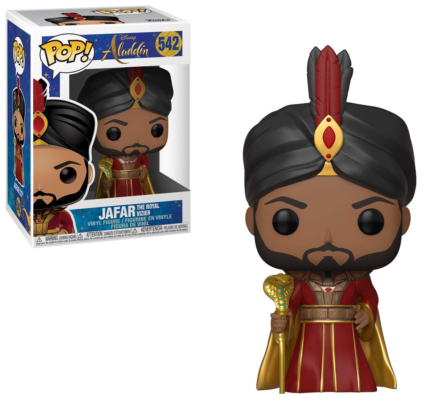 Funko POP! Vinyl: Disney: Aladdin - Jafar - Collectable Vinyl Figure - Gift Idea - Official Merchandise - Toys for Kids & Adults - Movies Fans - Model Figure for Collectors and Display