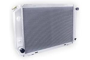 LUXERAD Full Aluminum Radiator for 1980-1993 Ford Mustang Fairmont Granada Thunderbird Mercury, 1982-1992 Lincoln Continental Mark Radiator V8 V6 L4 CU556 Radiator
