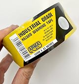 ArmaKit Hazard Tape Yellow/Black 50mm x 33m High Visibility Warning Striped All view 3