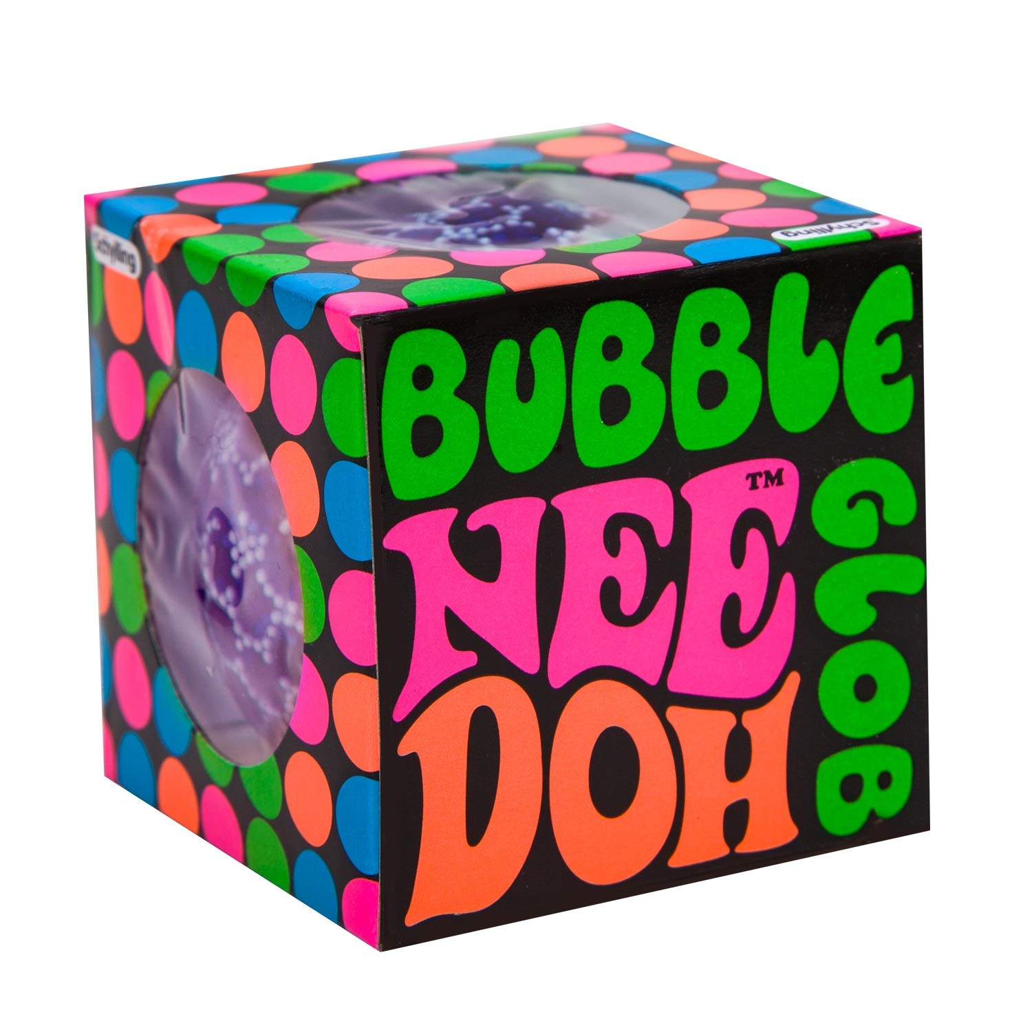 Photo 1 of Schylling NeeDoh Bubble Glob - Sensory Squeeze Toy - Bubble Bead Filling - 2.25" Wide - Color May Vary (Pack of 1)