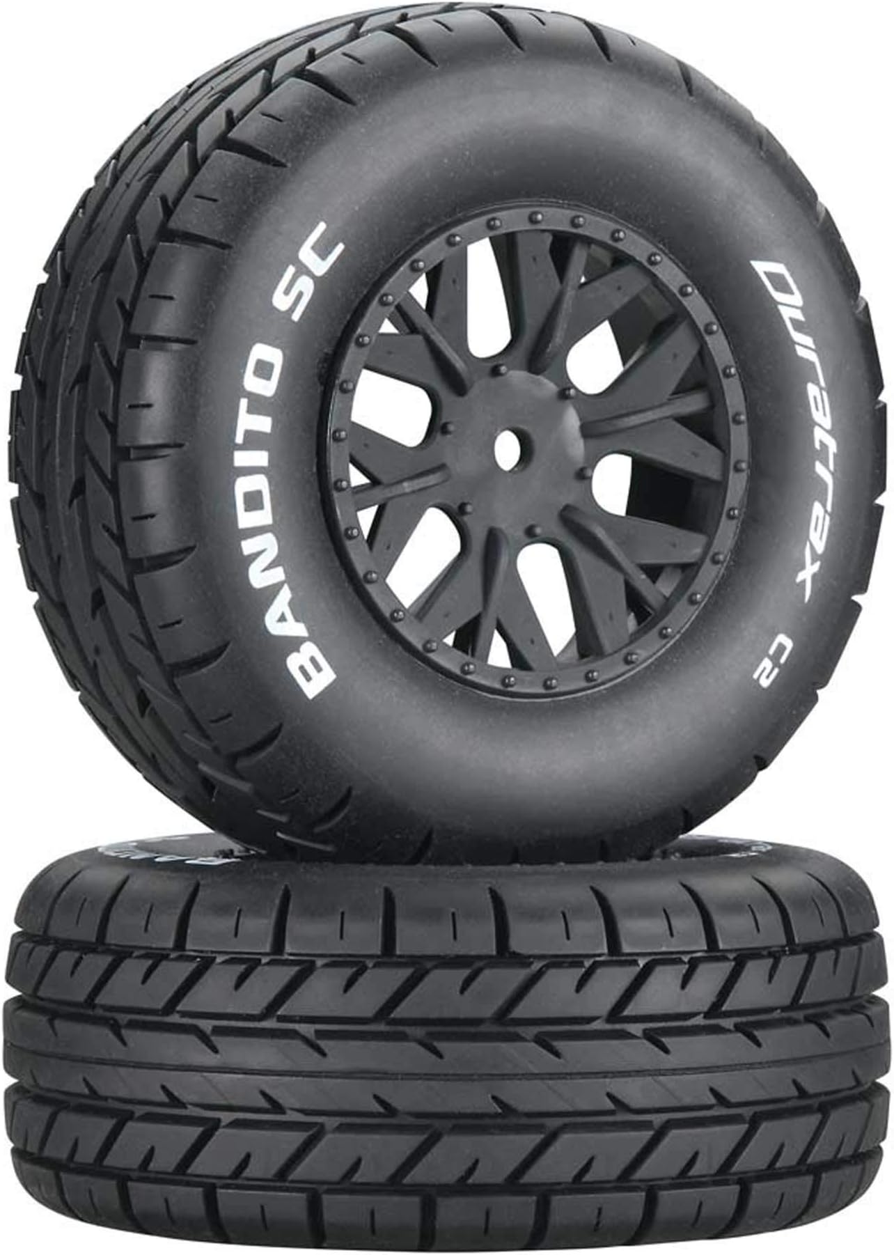 Duratrax Bandito SC C2 Mounted Tires SC10 4x4 2 DTXC3702