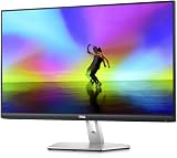 Dell S2721H 27 Inch Full HD 1080p IPS Monitor AMD FreeSync Silver Black view 2
