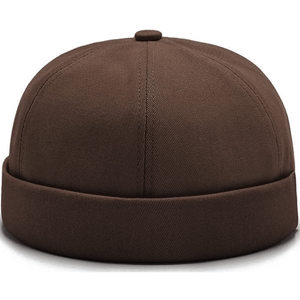 TESOON Unisex Cotton Skull Cap / Sailor Beanie - Adjustable Brimless Hat, One Size Fits Most (56-60cm) - View #4