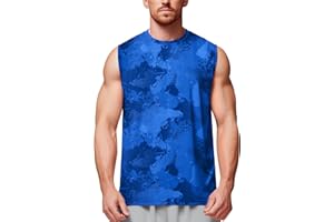 Zengjo Mens Sleeveless Shirts Quick Dry Workout Athletic Running Muscle Tank Top Loose Lightweight