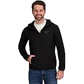 Reebok mens Full Zip Hooded Sweater Fleece Jacket
