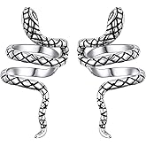 ChicSilver 925 Sterling Silver Ear Cuffs Non-Piercing Cartilage Earrings: Various Styles, Conch Cuffs (with Gift Box)