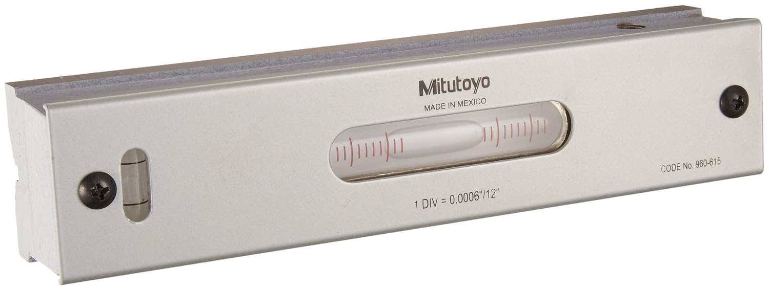 Mitutoyo 960 615 Nivel de precisión, 20 cm ancho, profundidad 4,4