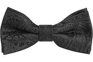 Alizeal Boys Classic Paisley Adjustable Pre-tied Bow Tie
