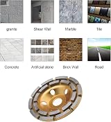 Be In Your Mind 2X 125mm Diamond Grinding Disc Concrete Wheel 5 Inch Angle view 4